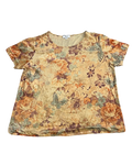Butterfly Painting Print Velvet Top
