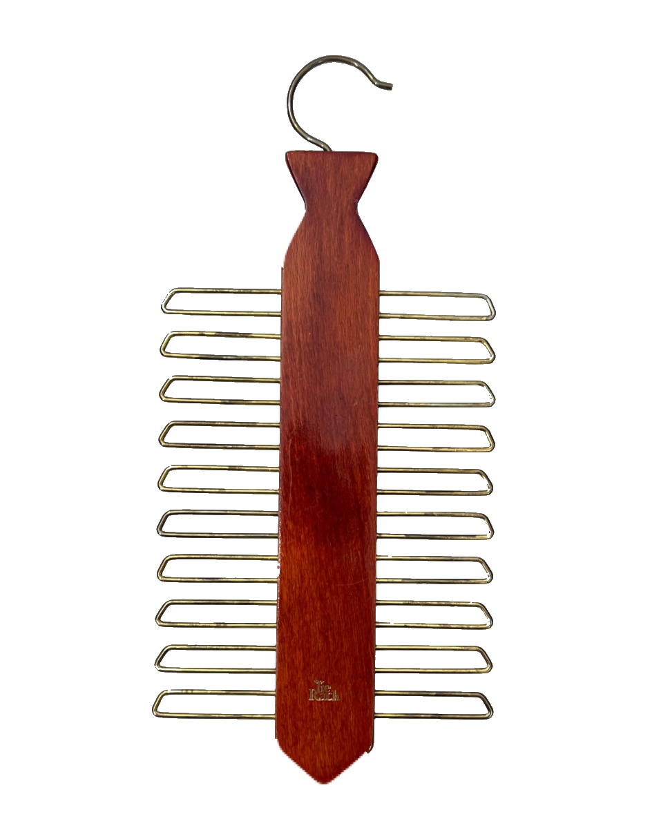 Tie Rack Wooden Tie Hanger