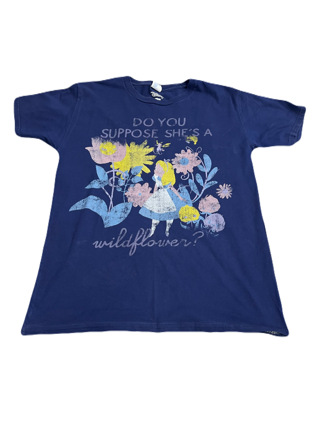 Alice in Wonderland - "Do you suppose she's a wildflower?" Tee (Medium)