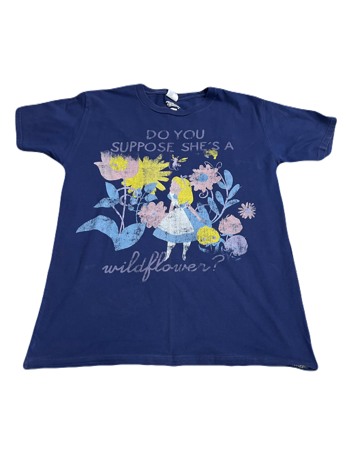 Alice in Wonderland - "Do you suppose she's a wildflower?" Tee (Medium)