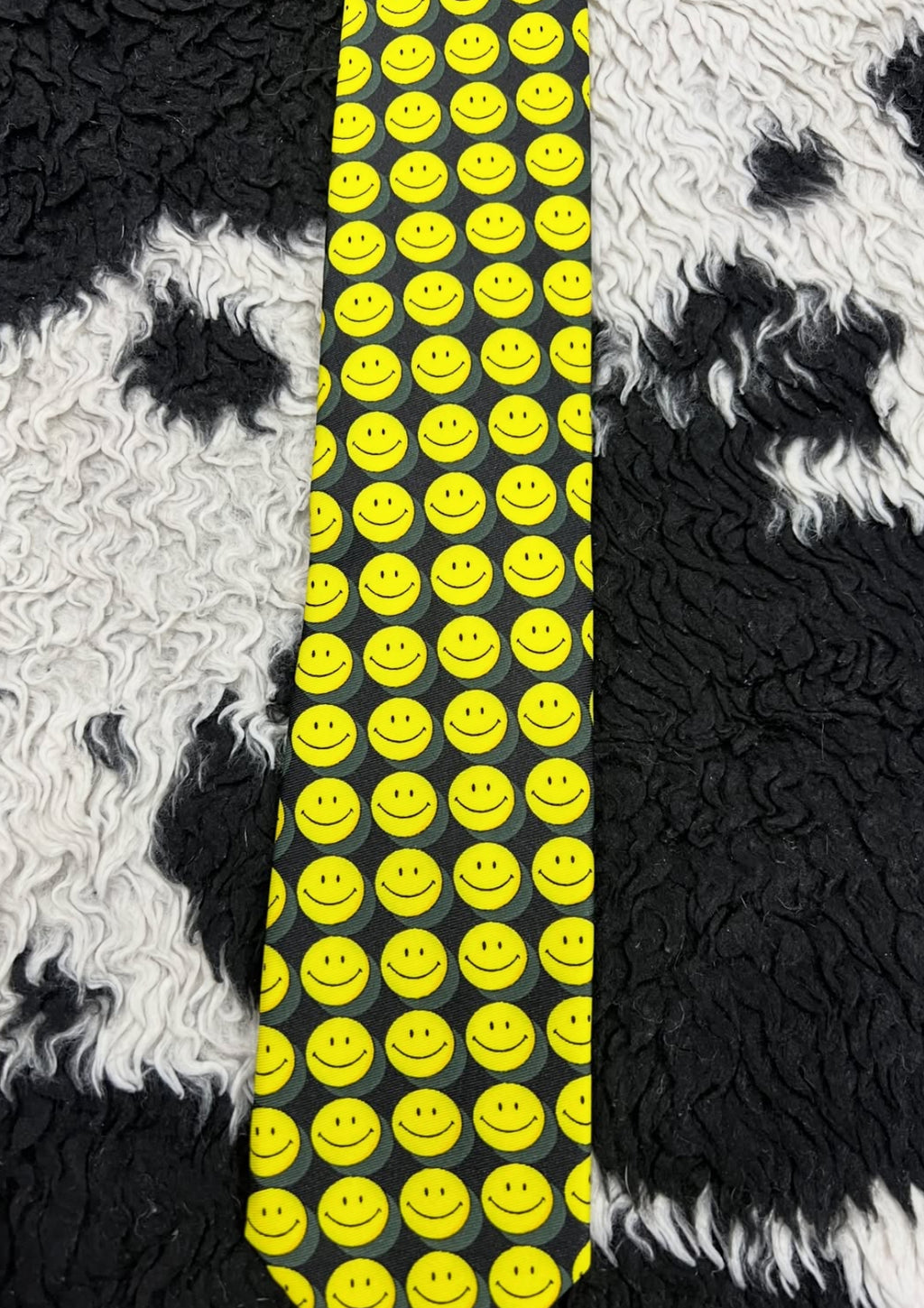 F&F Smiley Faces Tie