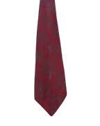 Hollyvogue Red Embroidered Wide Tie