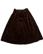 Brown Velvet Skirt