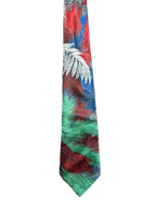 Vibrant Leaves Graphic Tie