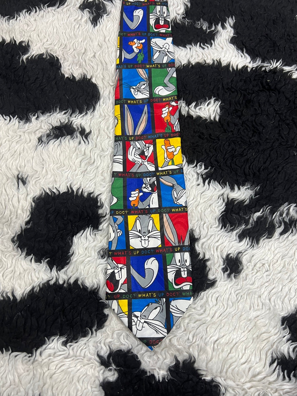 Vintage 1995 "What's up doc?" Bugs Bunny Tie