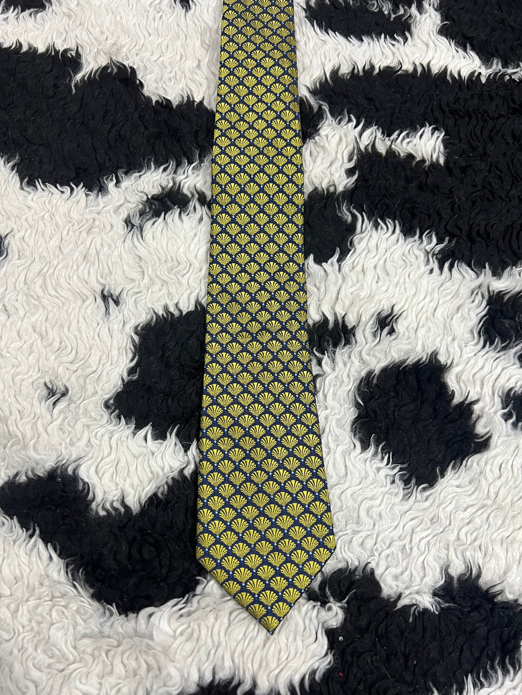NEXT Seashells Embroidered Narrow Tie