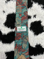 Green Woods Embroidered Tie