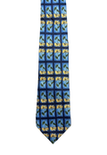 Blue & Yellow Floral Tie