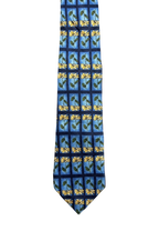 Blue & Yellow Floral Tie