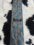 Alex Ander's Peacock Embroidered Tie