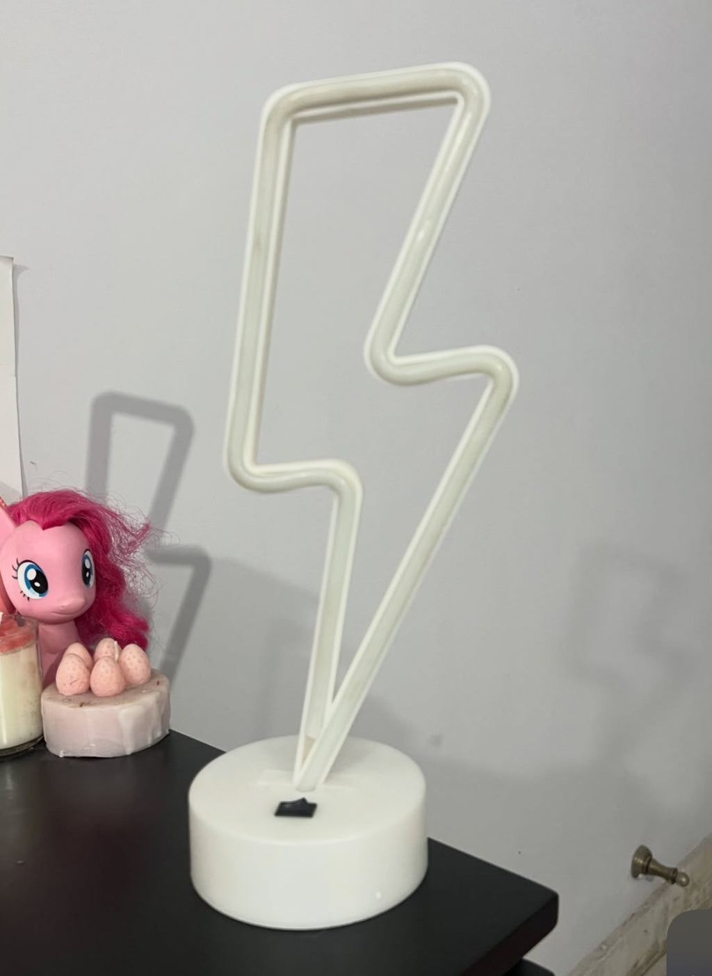 Lightening Bolt LED Stand