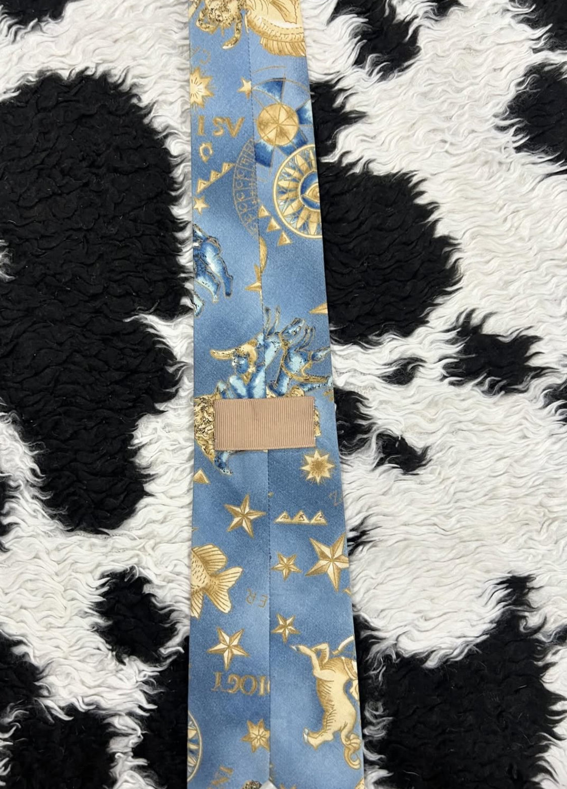 Zodiac Signs Narrow Tie