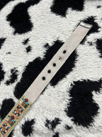 Beaded Canvas Belt