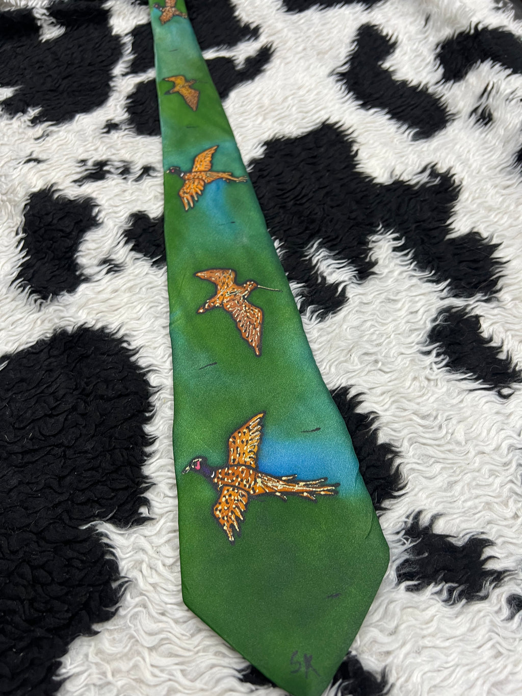Flying Pheasants Tie