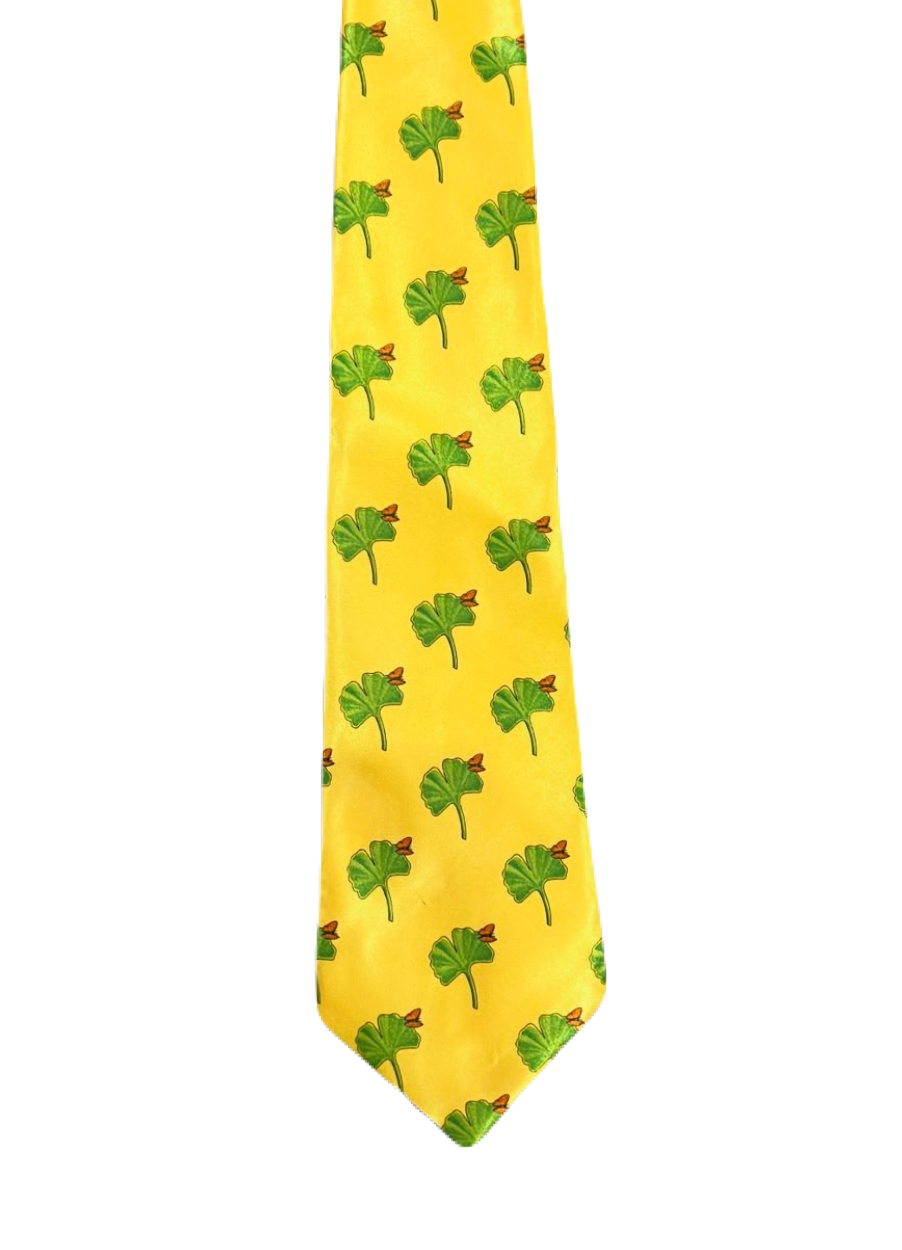 Butterfly on Leaf Tie