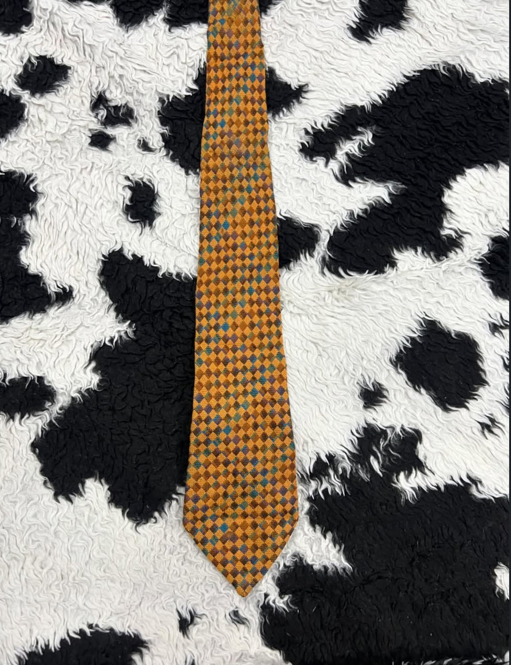 Woolen Checkered Tie