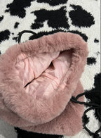 Pink Fur Bag