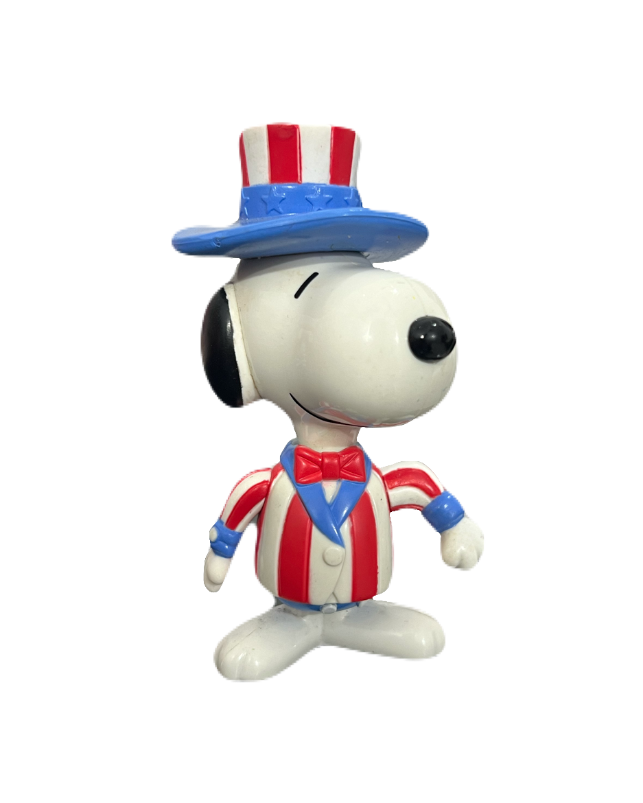 Vintage 1999 Uncle Sam USA Snoopy Figurine