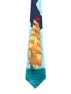 Sailing Ship Nautical Tie