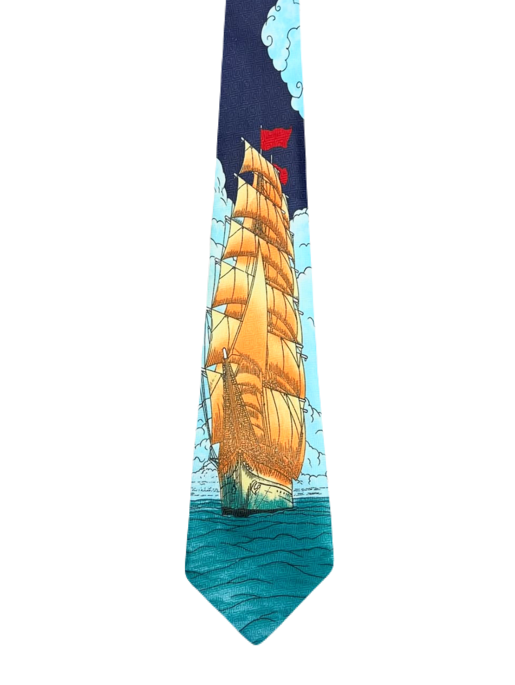 Sailing Ship Nautical Tie