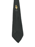 Skewen Embroidered Black Tie