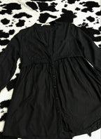 ZARA Women's Black Buttonup