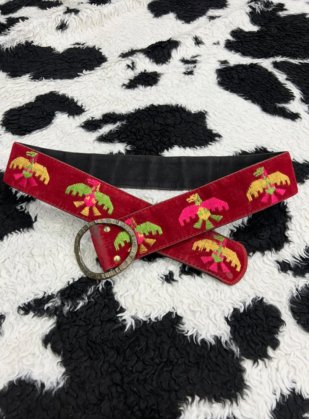 Dragon Embroidered Belt