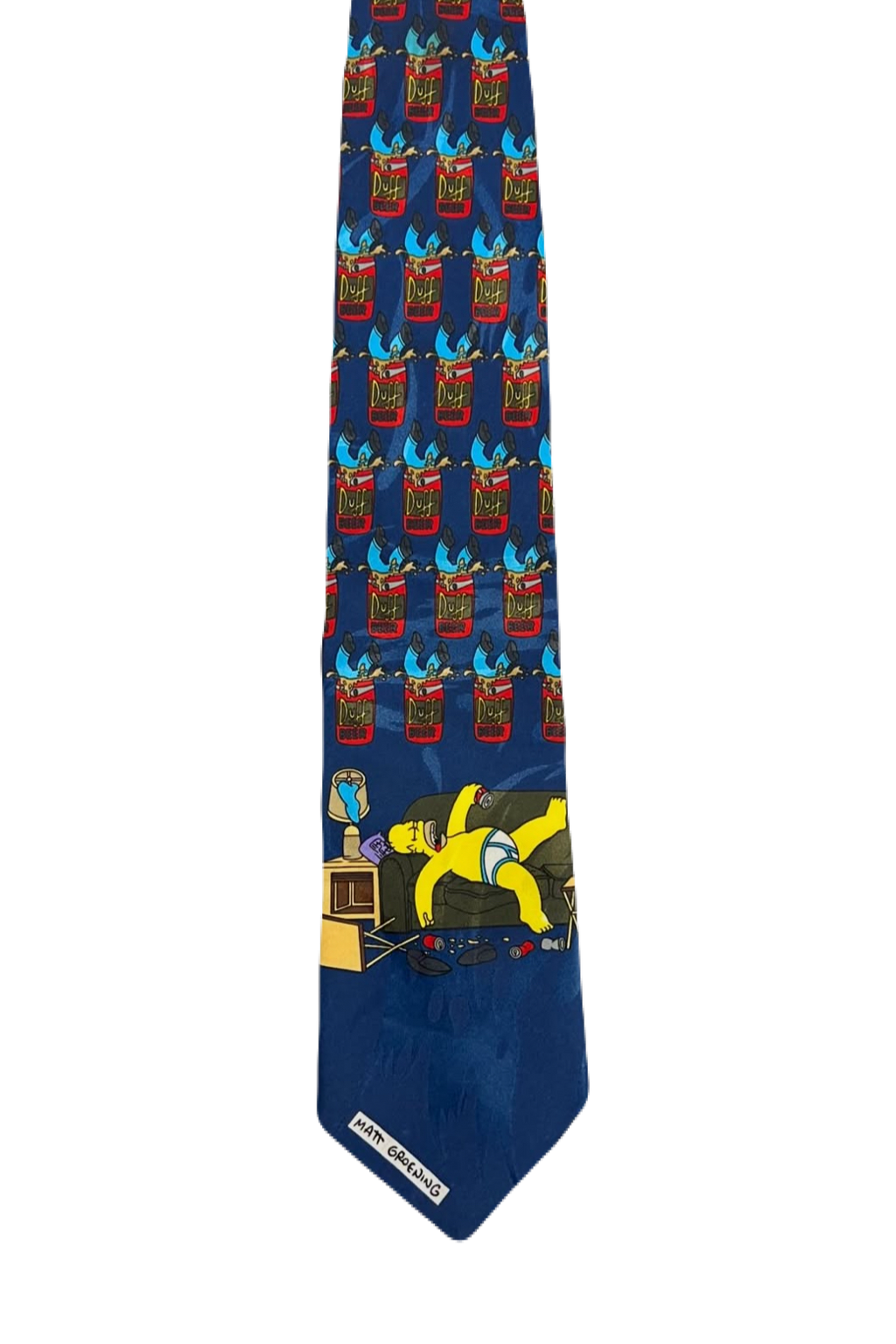 Homer Simpson on Couch Tie