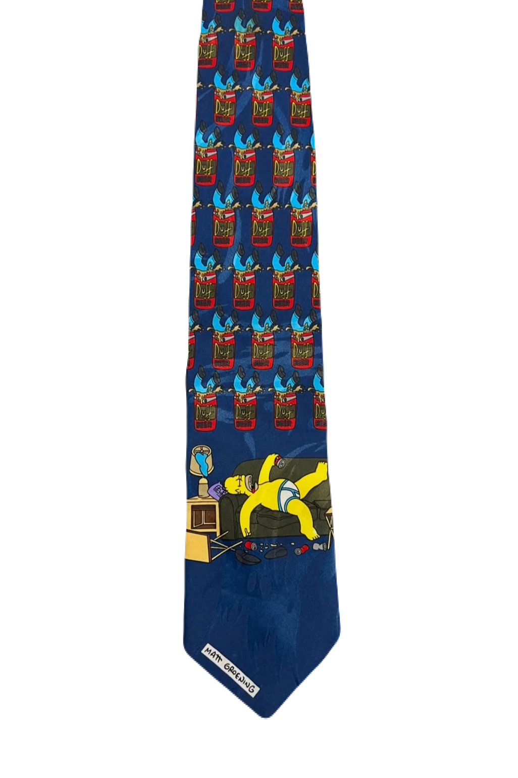 Homer Simpson on Couch Tie
