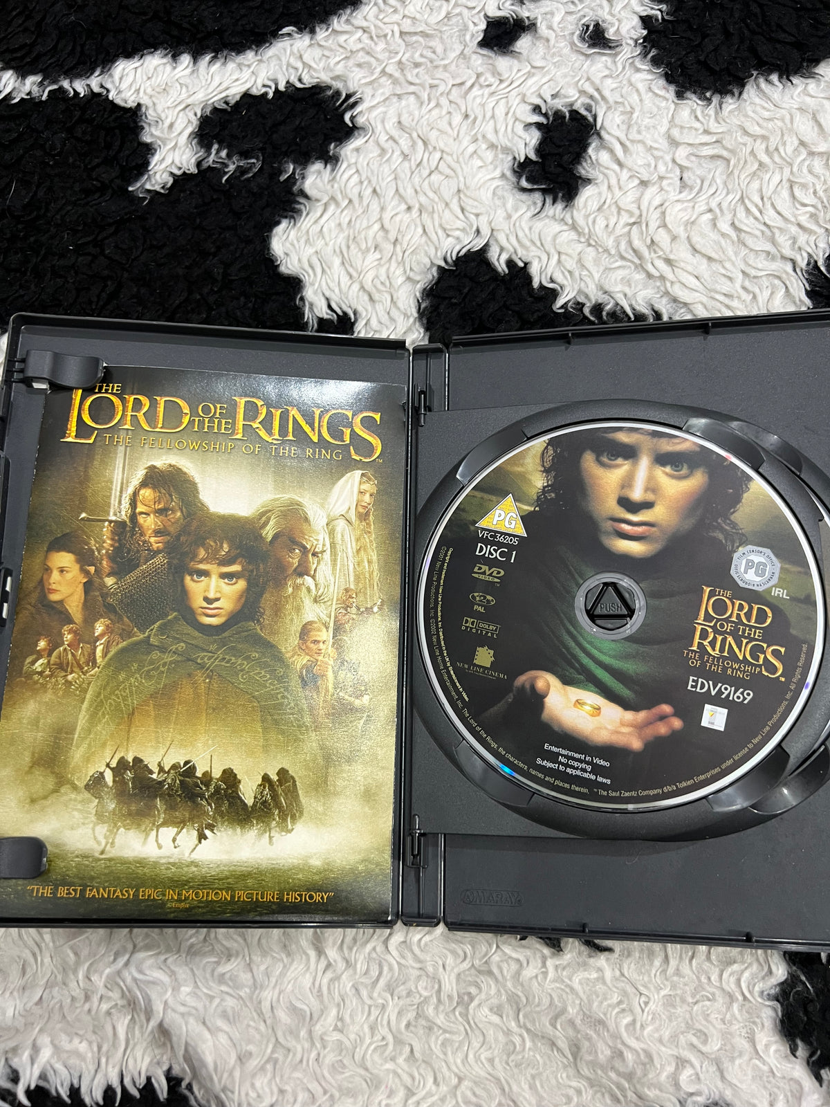 Lord of the Rings DVDs (Two Disc Sets)