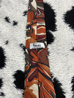 Montecatini Brown Floral Tie