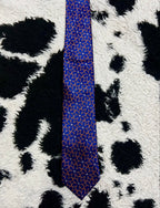 Blue & Orange Floral Tie