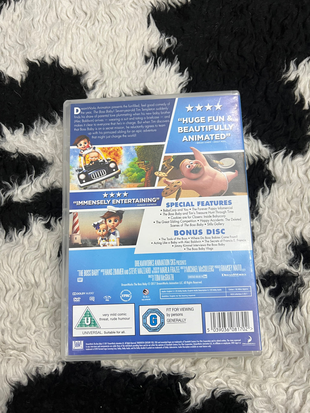 The Boss Baby DVD