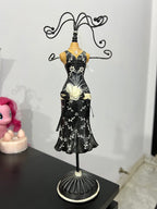 Black Jewelry Mannequin