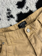 Tan Detailed Cargo Pants (Waist 36)