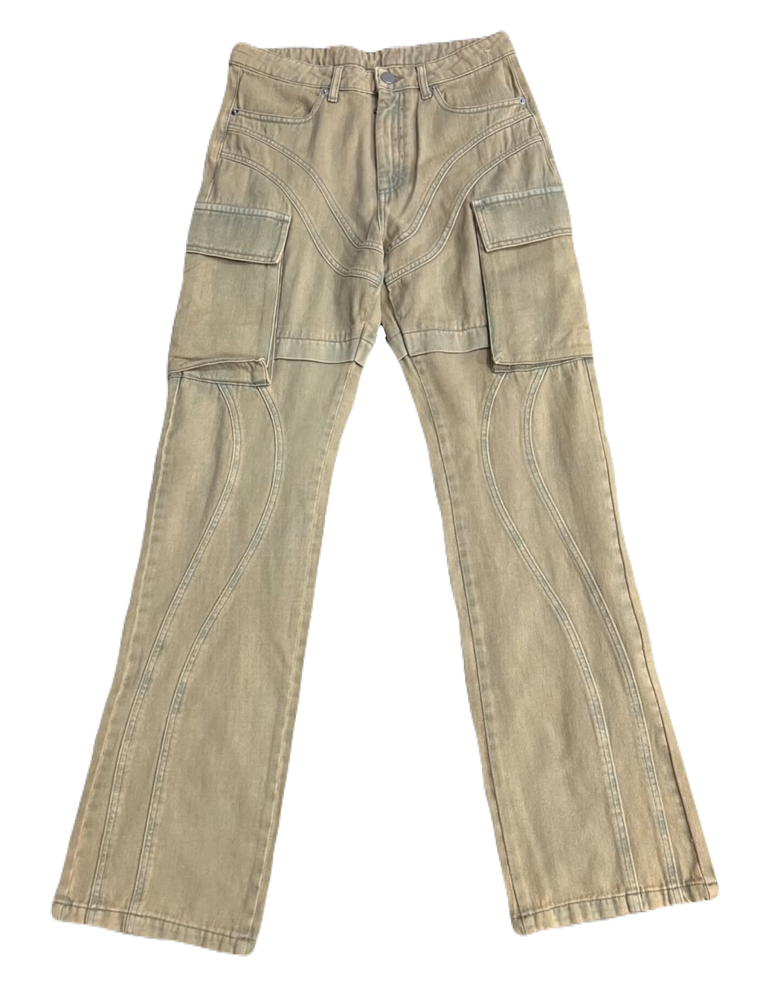 Beige Tanned Cargo Denims (Waist 32)
