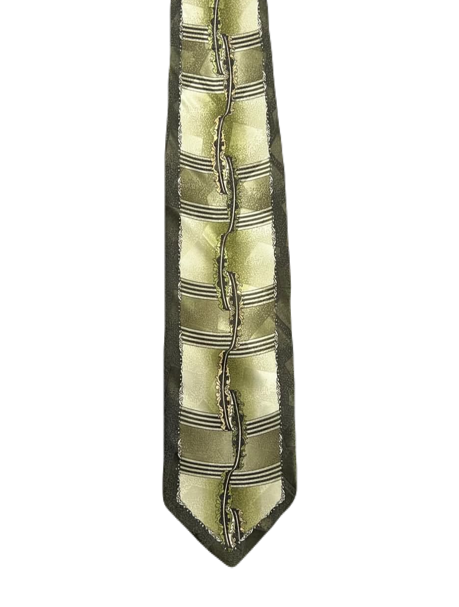 Daniel Elissa Green Bordered Tie