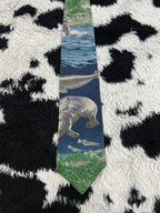 Manatees & Fishes Tie