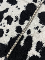 Studded Narrow Black Belt