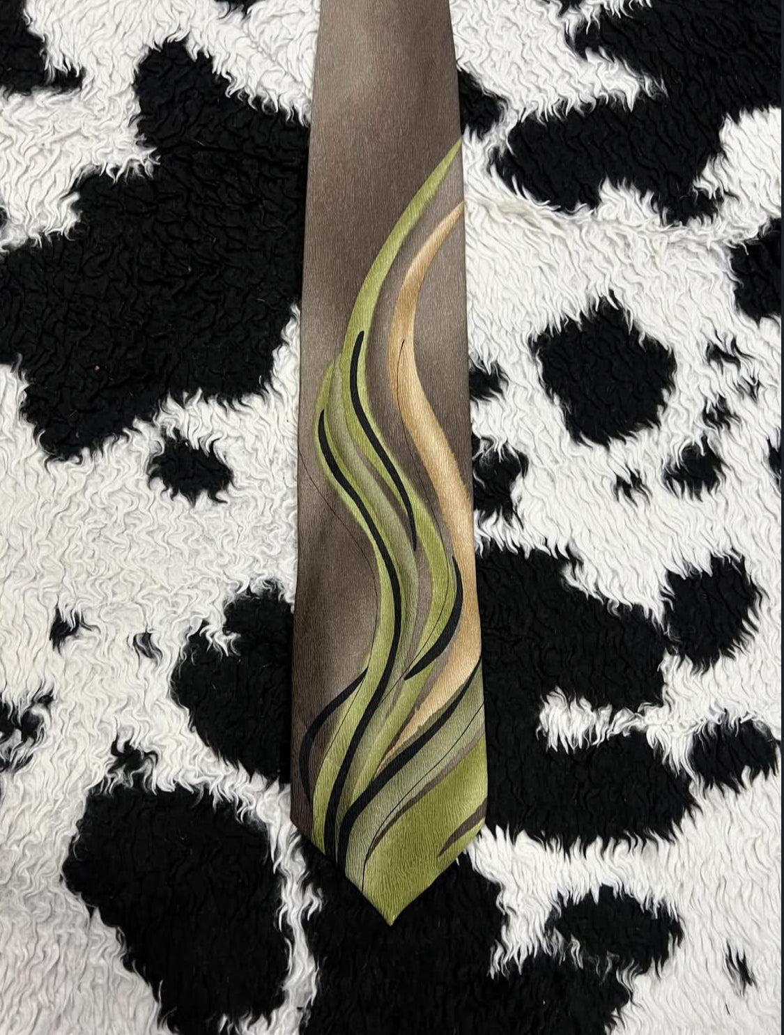 J. Garcia Green & Brown Tie