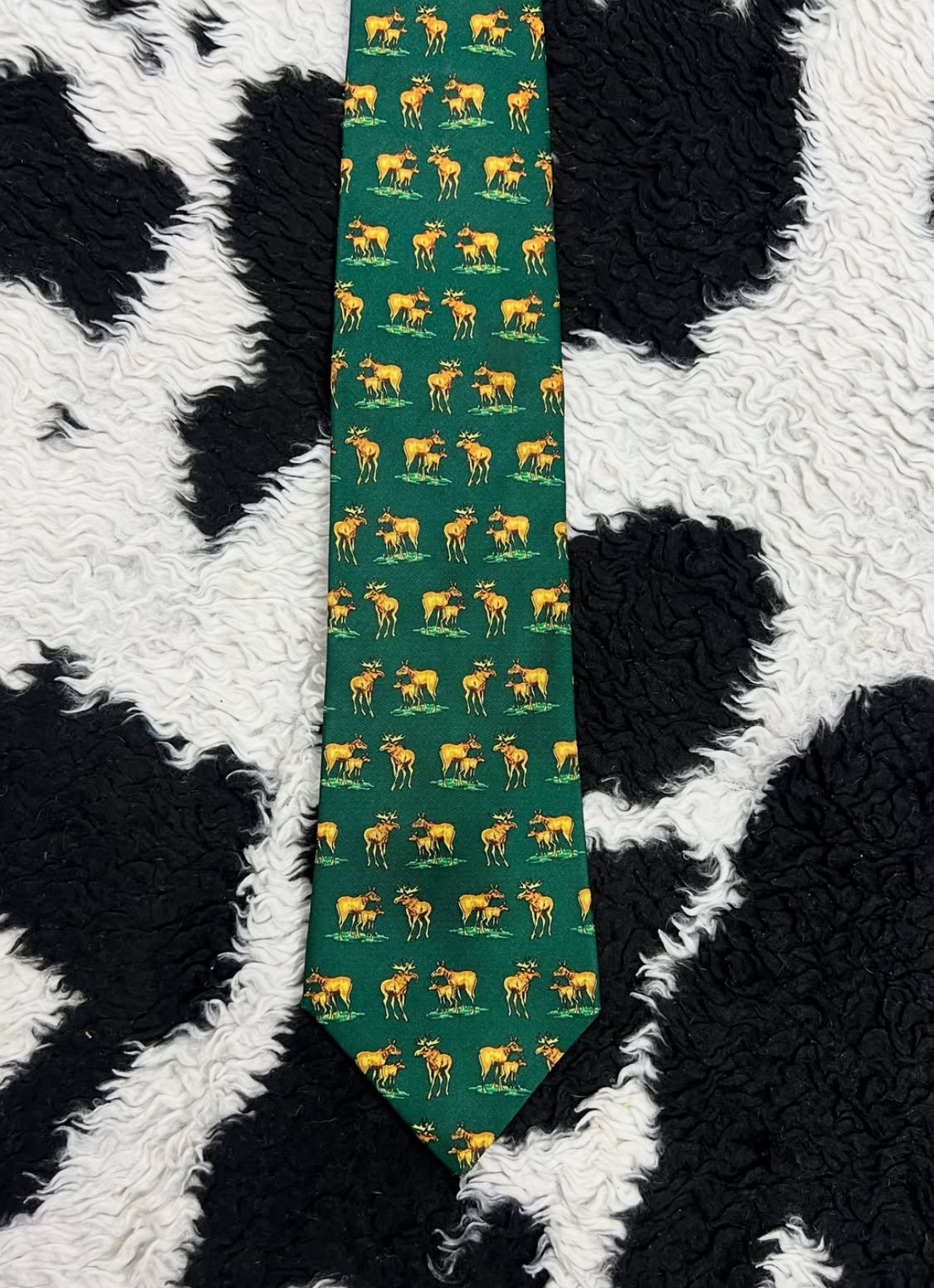 Moose in Wildlife Tie