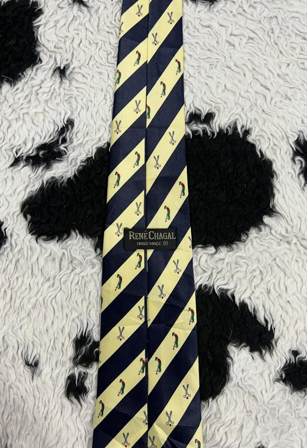 Striped Golf Tie