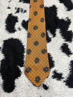 Pegasus Orange Floral Tie