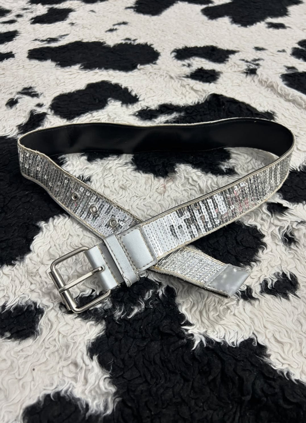 Silver Sparkle Belt