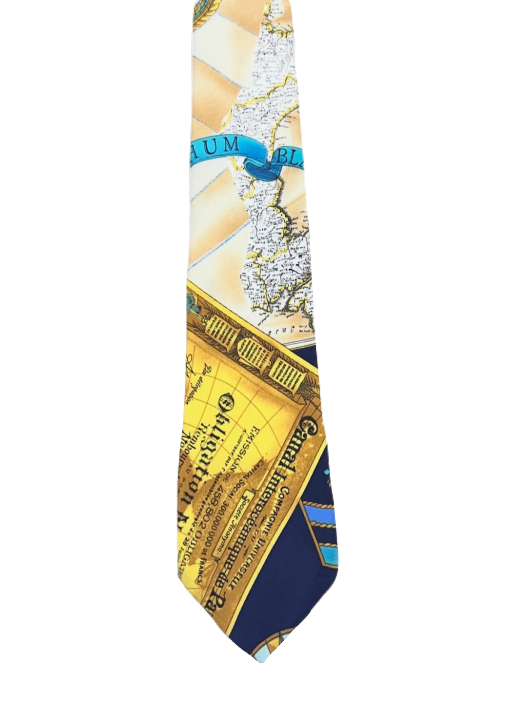 Old World Map Tie
