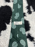 St. Micheal Green Paisley Tie