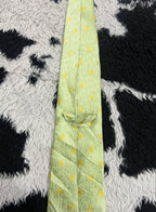 Green & Yellow Dotted Tie