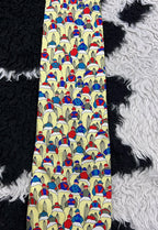 "To the Starting Gate" Men on Horses Tie