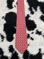 UK Stamp Embroidered Tie