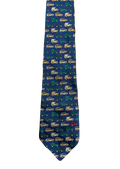 Embroidered Cars Traffic Tie